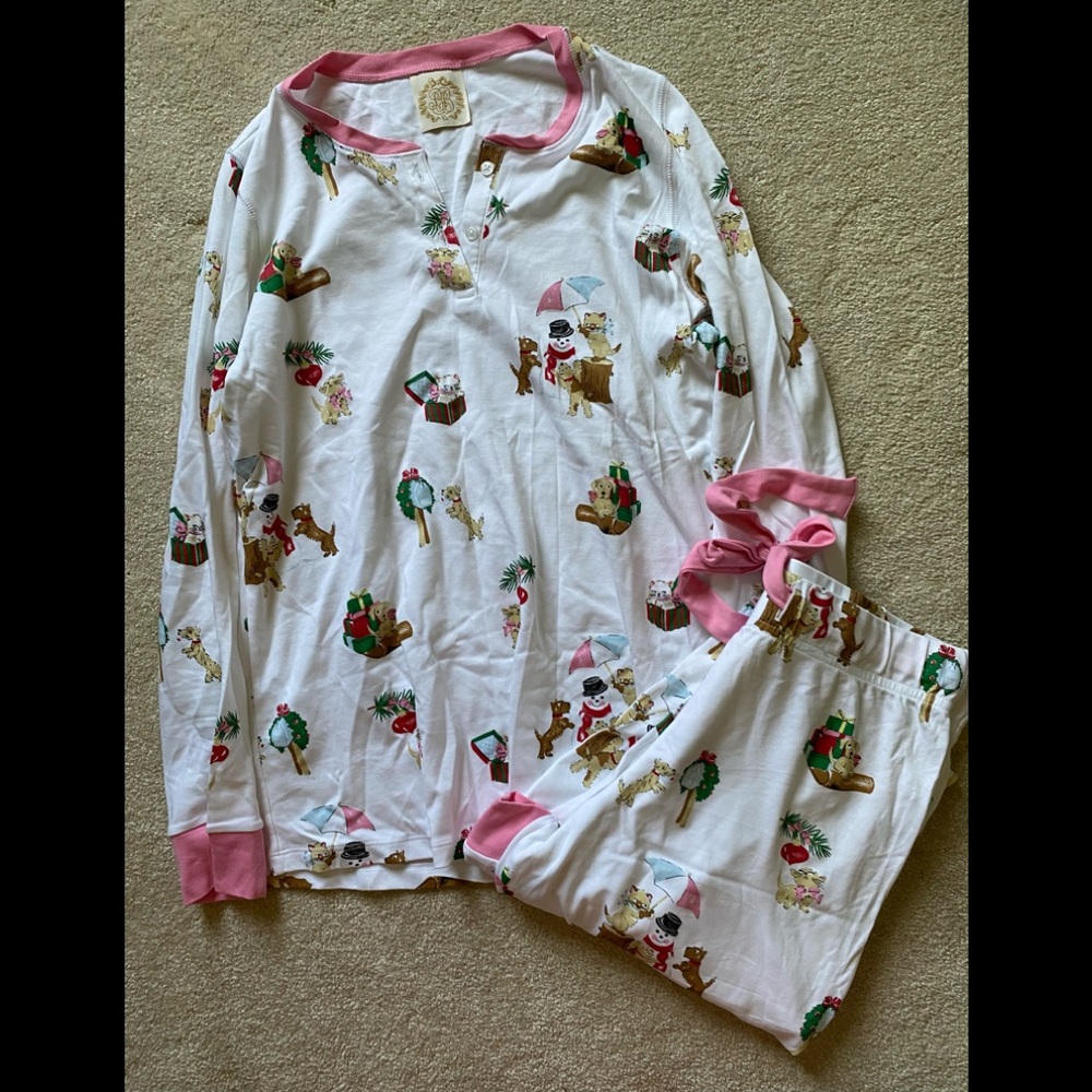 SANTA PAWS EUC TBBC wimberly winedowns size M